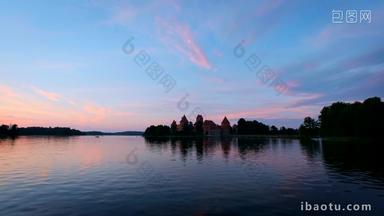 欧洲Galve湖城堡